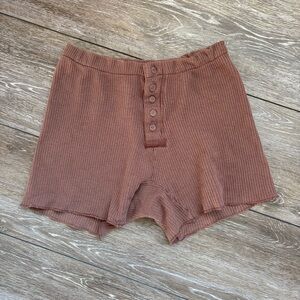 SKIMS  Waffle Knit Lounge Sleep Shorts Size S